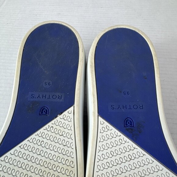 Rothy Women's 9.5 The Original Slip On Sneakers Black Knit Upper - Picture 14 of 16